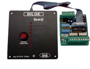 HT1515 nr4   Bilge alarm paneel en print met 8 punten HT1515-4