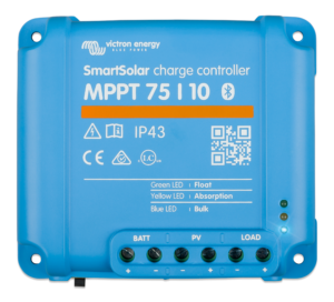 SmartSolar laad regelaar MPPT 75/10 (12/24V-10A) Bluetooth SmartSolar MPPT 75-10 (top)