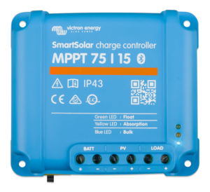SmartSolar laad regelaar MPPT 75/15 (12/24V-15A) Bluetooth SmartSolar MPPT 75-15 (top)